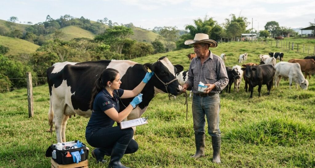 ¿Cuáles enfermedades de las vacas son zoonóticas?